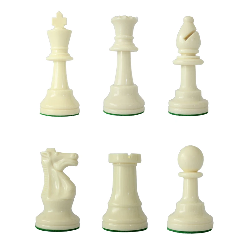 International Standard Chess Game Set Competition King 97mm Large Plastic Chess Set Chessboard 4 queen Board Games qenueson