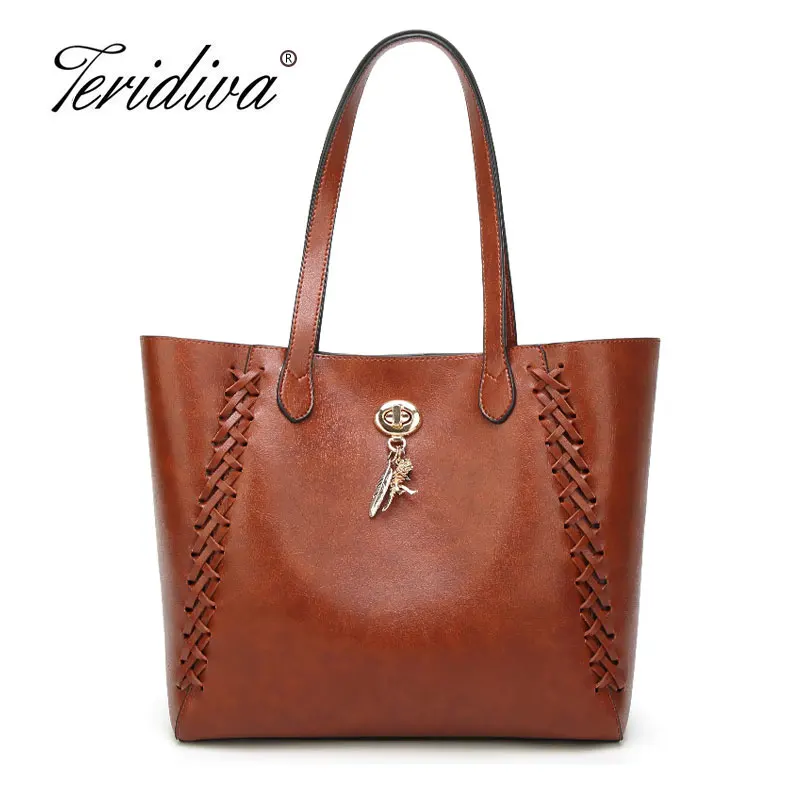 

Teridiva 2 Set Women Composite Bag High Quality Pu Leather Shoulder Bag Large Capacity Tote Bags For Women Handbags Bolsa Purse