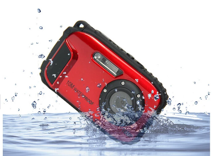 16MP Waterproof Camera 10M 8X Zoom Underwater Shockproof Digital Camera 2.7inch LCD Cameras