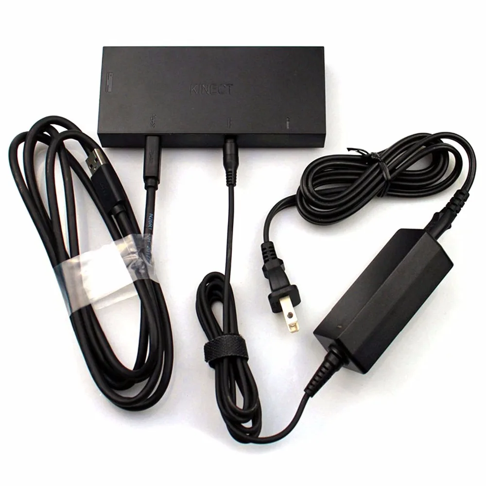 

US Plug AC Adapter Charger Power Supply Brick Cable for XBOX One S X Kinect 2.0 Sensor color