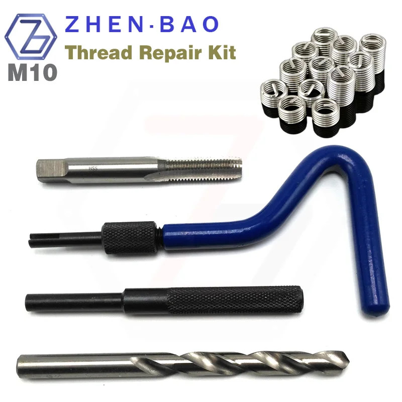M10 *1.5 , Professional Thread Repair Rethread Kit Restoring Damaged
