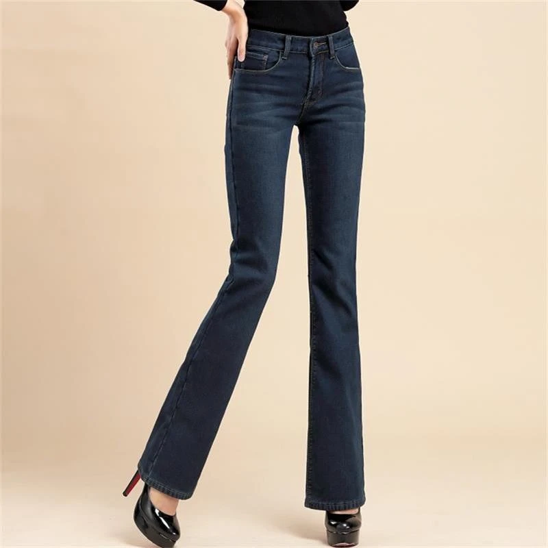 velvet bootcut trousers
