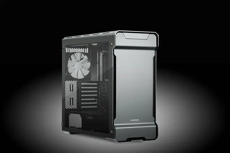 PHANTEKS 515ETG серебристый/черный двусторонний чехол для компьютера из закаленного стекла с водяным охлаждением