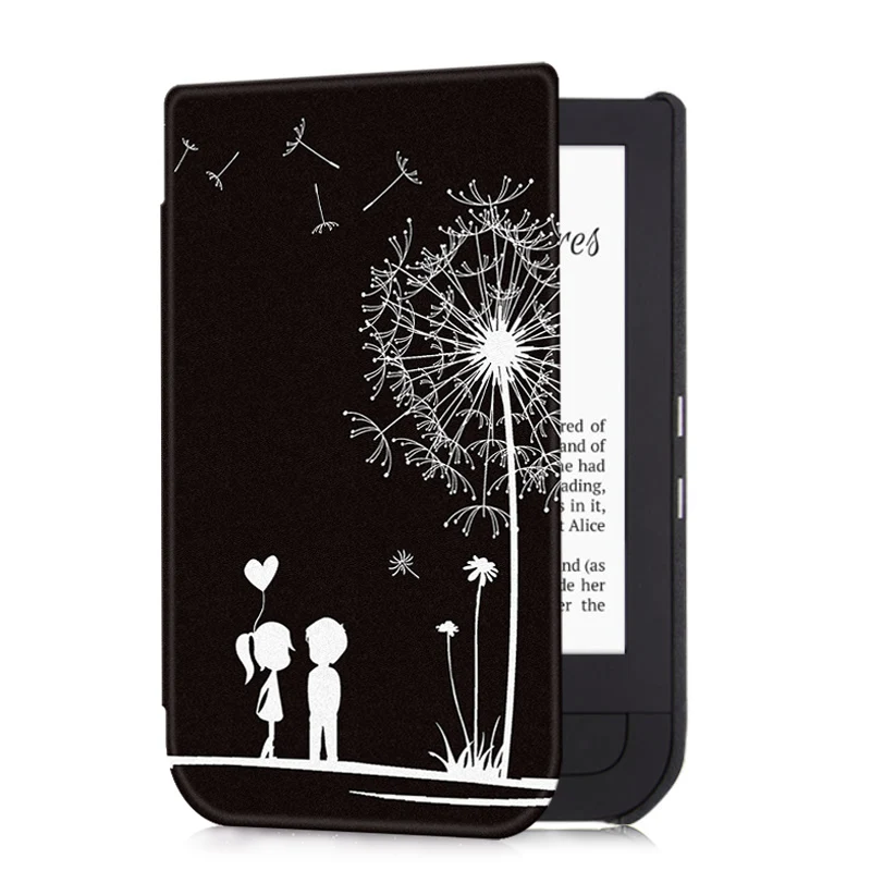 Aroita Модный чехол с рисунком для Pocketbook 631 Touch HD/Touch HD 2 электронная книга с автоматическим пробуждением/спящим умным чехлом - Цвет: Dandelion