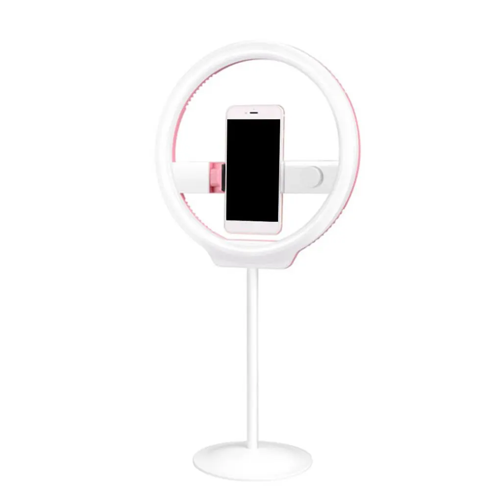 

Portable Led Beauty Fill Light Double Color Temperature White Shell Pink Shell Live Light