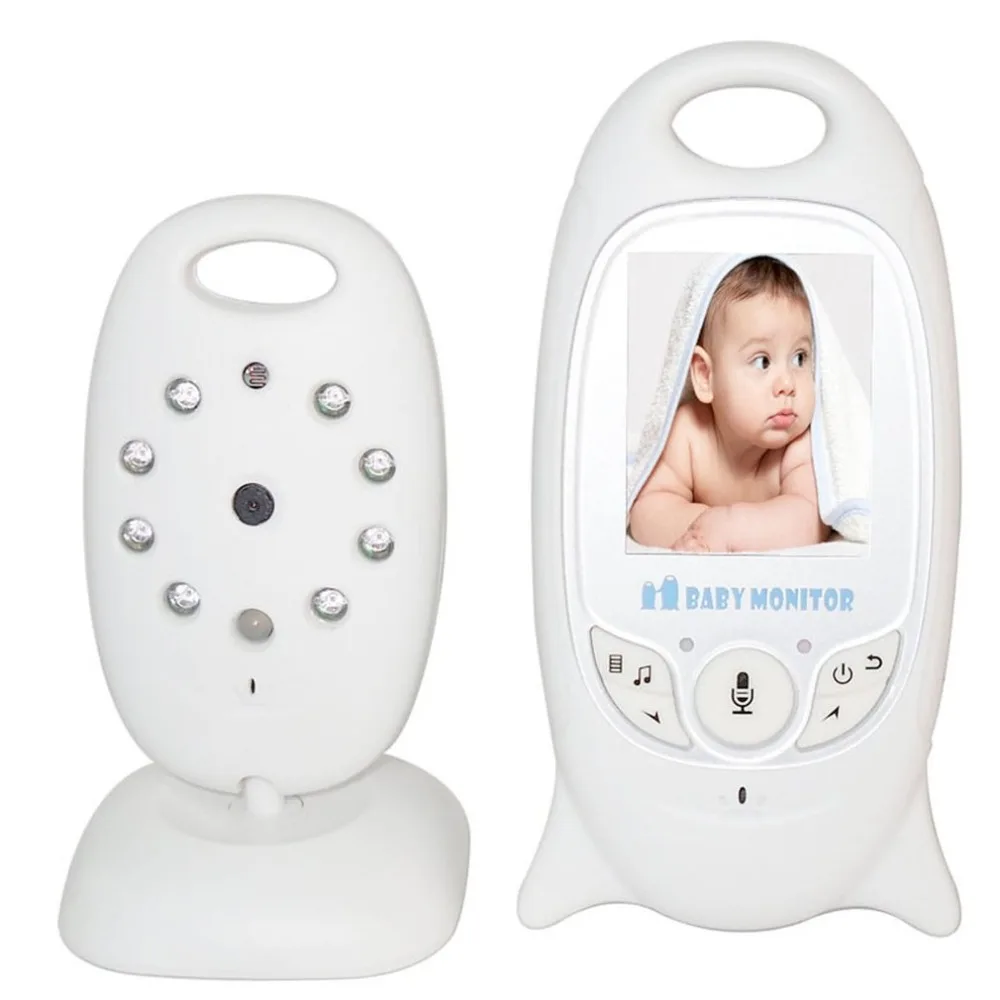 

2 Baby Monitor 2.4GHz Color LCD Two-way Audio Talk Night Vision Wireless Digital Video CMOS Camera Built-in Lullabies EU PLUG