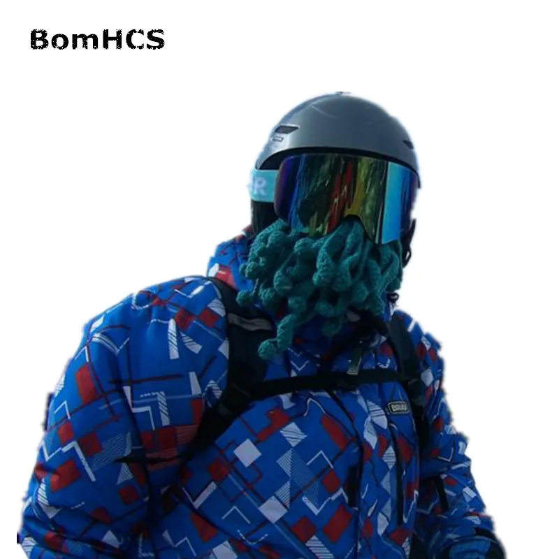 Вязаная шапка BomHCS Cthulhu шляпа бини с козырьком от осьминога Пиратская шапка|masking