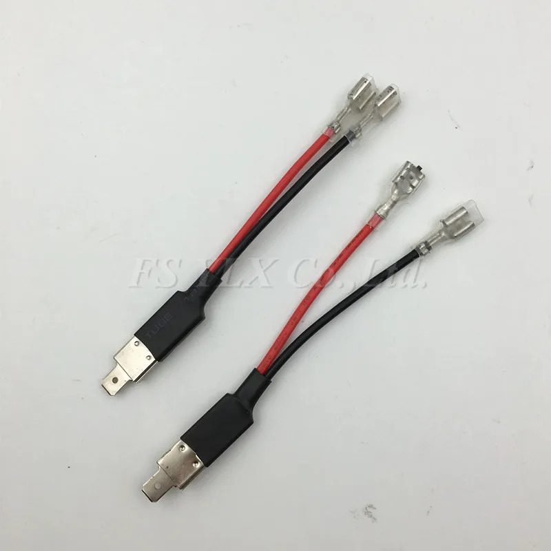 

10pcs/lot Relay Wiring Connectors for single beam Xenon HID Conversion Kit H1 H8 H9 H11 9005 9006 Relay Cable Connector