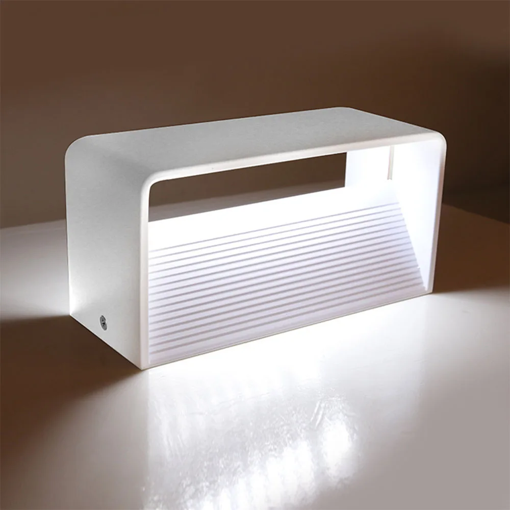 

Rectangular Led Wall Lamp Aluminum Loft Home Lighting LED Bedroom Bedside Reading Lamp Acrylic Light