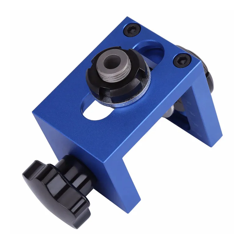 Woodworking Tool Drilling Locator DIY Joinery High Precision Dowel Jigs Kit Wood Dowel Hole Drilling Guide Adjustable Clamp For Carpentry  (8)