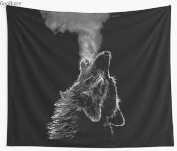 

Wolf Wall Tapestry Beach Towel Polyester Blanket Yoga Shawl Mat