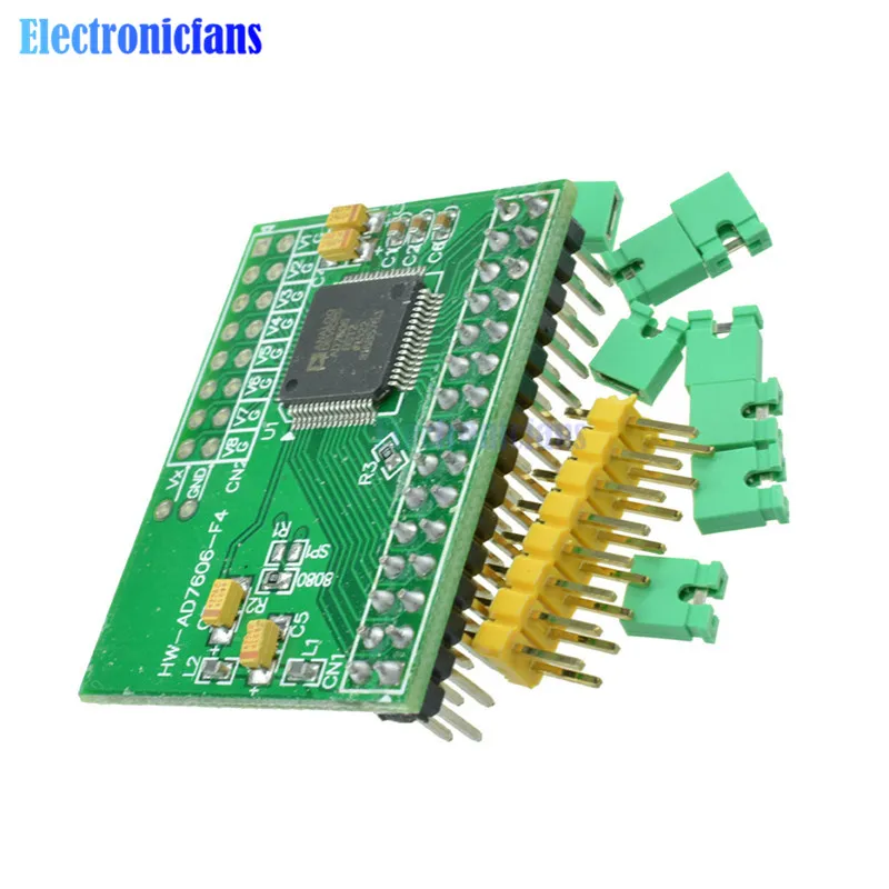 16 битный ADC 8CH синхронизация AD7606 модуль сбора данных 200Ksps|module adc|module dcdc dc |