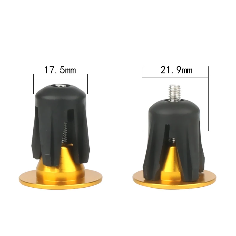 2 pcs Bike Grip Handle Bar End Cap Aluminium Alloy MTB Handlebar Grips Plugs Caps for Bicycle Handlebar Accessory
