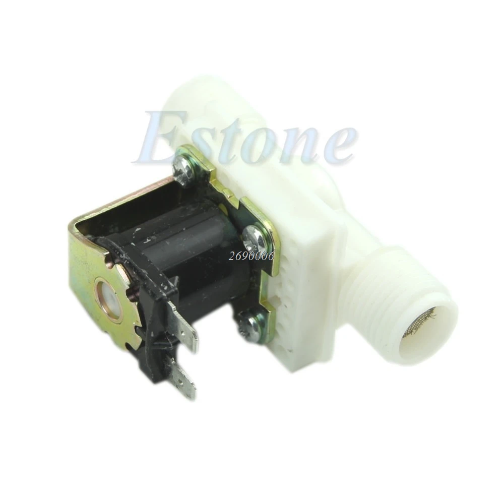 

AC220V Electric Solenoid Valve Magnetic N/C Water Air Inlet Flow Switch N/C 1/2"