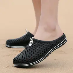 Xiniu женская обувь мужские Для женщин s пляжные сандалии выдалбливают Повседневное воздухопроницаемые тапочки обувь на плоской подошве