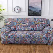 Геометрический цветной чехол для дивана с принтом, эластичные Чехлы, анти-грязные Чехлы для дивана, чехлы для дивана, полотенце, все обертывания
