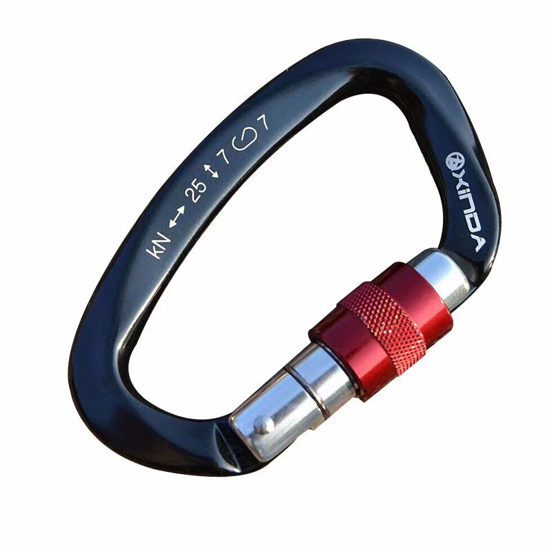 25KN Climbing Buckle Professional Master Lock D Buckle Mountaineering