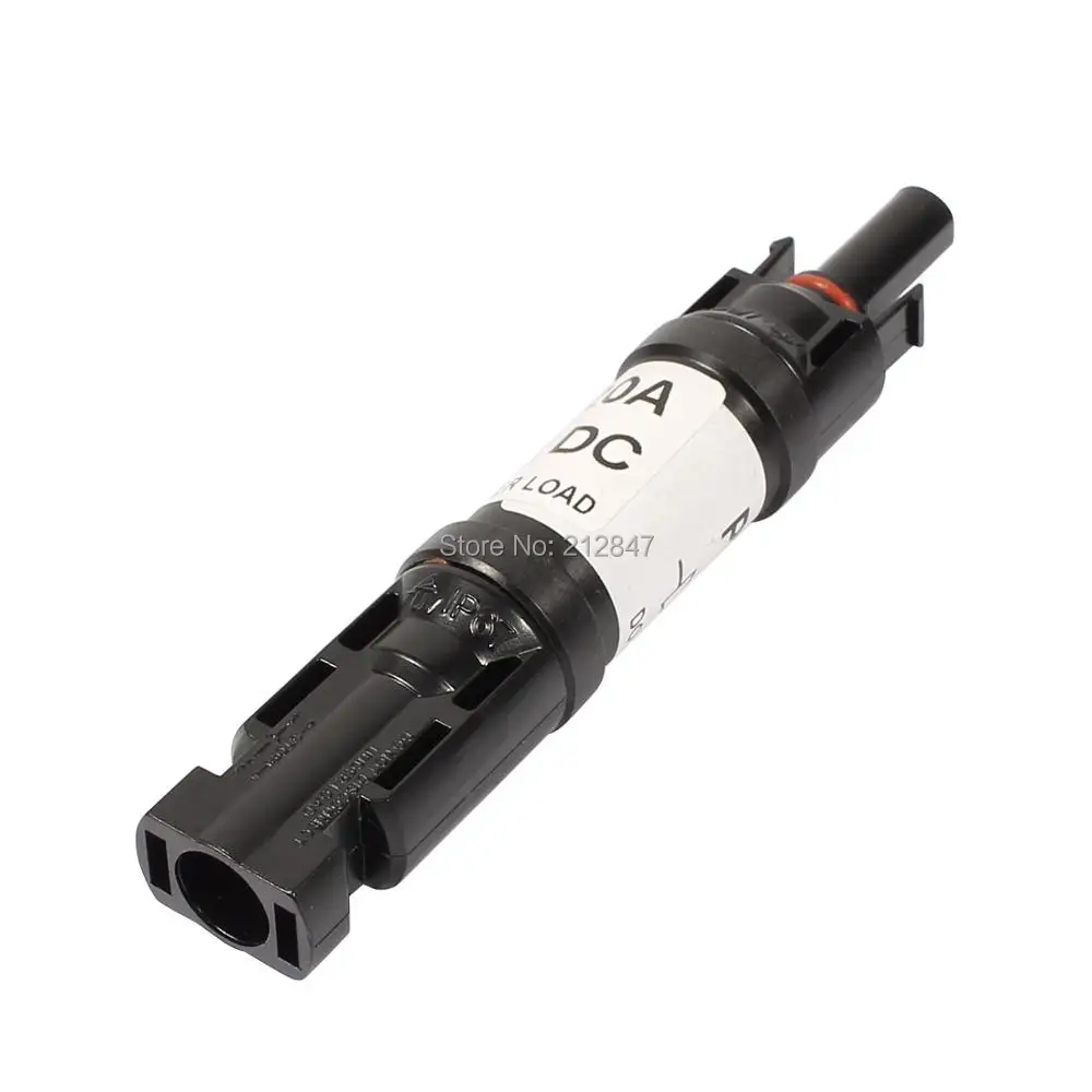 

1000V 10A-30A MC4 With Fuse Male/Female Anti-Reverse Built-In Diode Waterproof Photovoltaic Connectors