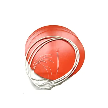

Diameter 350*1.5mm heat bed for 3d printer 240v 600w adhesive 1 side 100K thermistor 1000mm lead wire