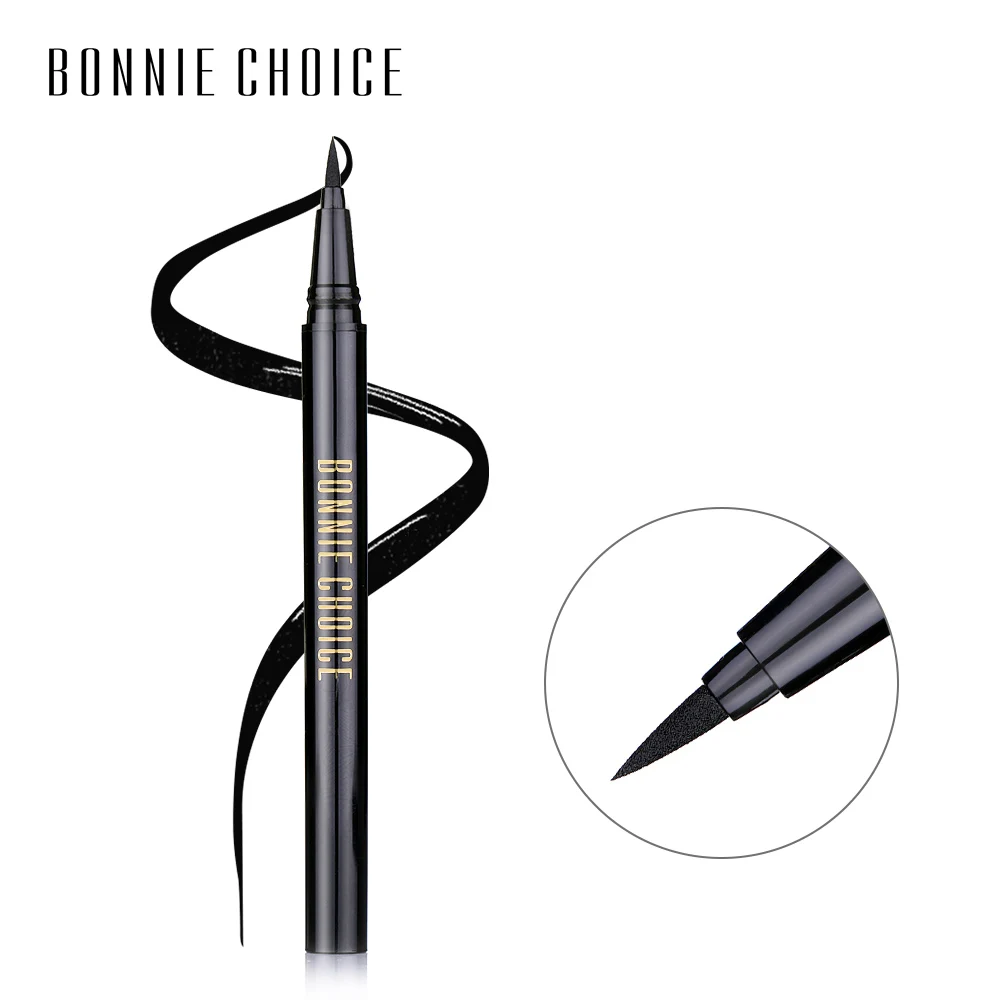 Bonnie Choice 1 шт., жидкая подводка для глаз, карандаш, долговечный, водостойкий, Черная Подводка для глаз, карандаш для макияжа, косметический инструмент