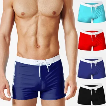 

Sexy Swimsuit Fashion Swimming Trunks Briefs Beach Shorts Mens Underpants Beach Swimwear W619