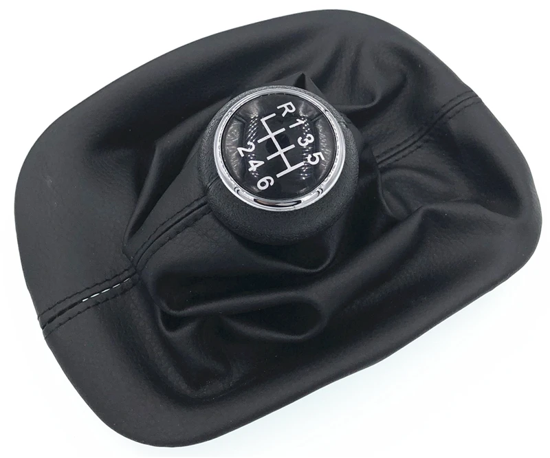 5, 6 скоростей, ручка переключения передач, Gaitor Boot из искусственной кожи, черный цвет, для VW, для PASSAT, B5, для Volkswagen Bora
