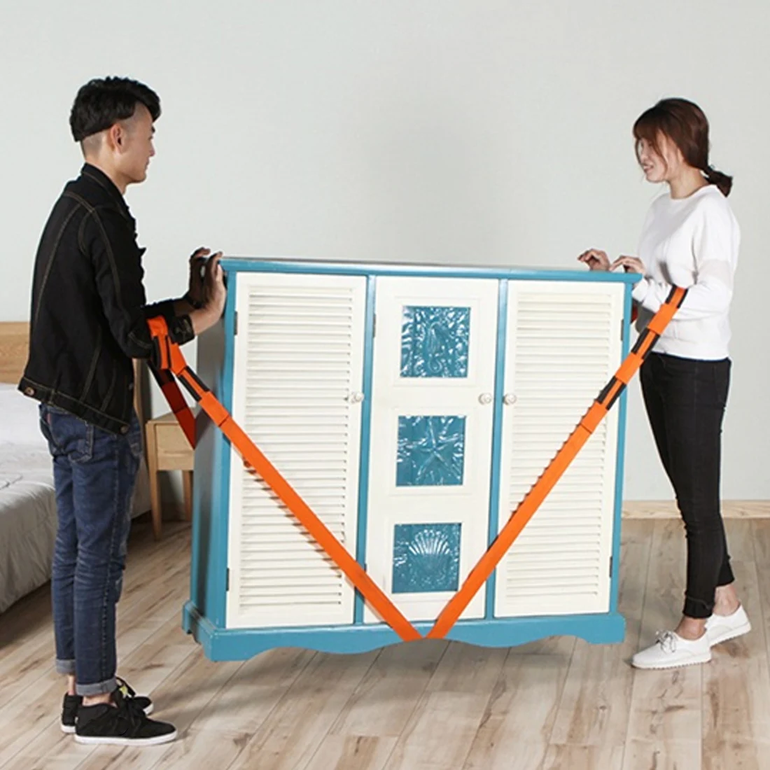 Large Furniture Appliances Lifting Moving Strap Rope Transport Belt