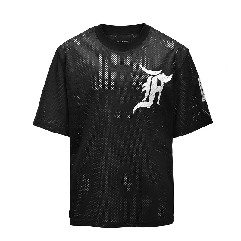 

BLACK FOG STREET WHITE/BLCK Mesh with short sleeves