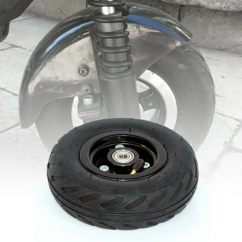 6x2 дюймов пневматические колеса для электрического скутера части резиновые черные