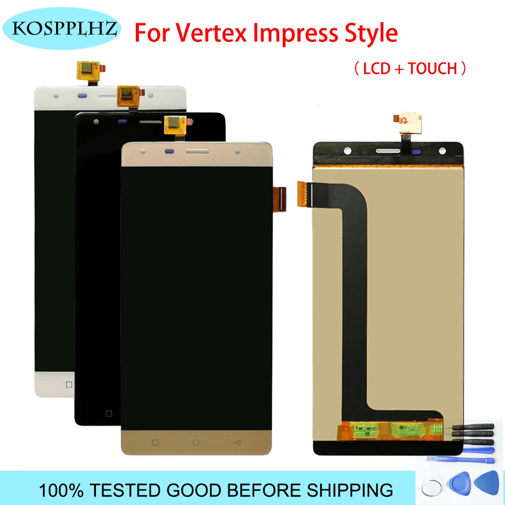

High Quality For Vertex Impress Style LCD Display + Touch Screen LCD Display Digitizer Assembly 5.5" + Tools
