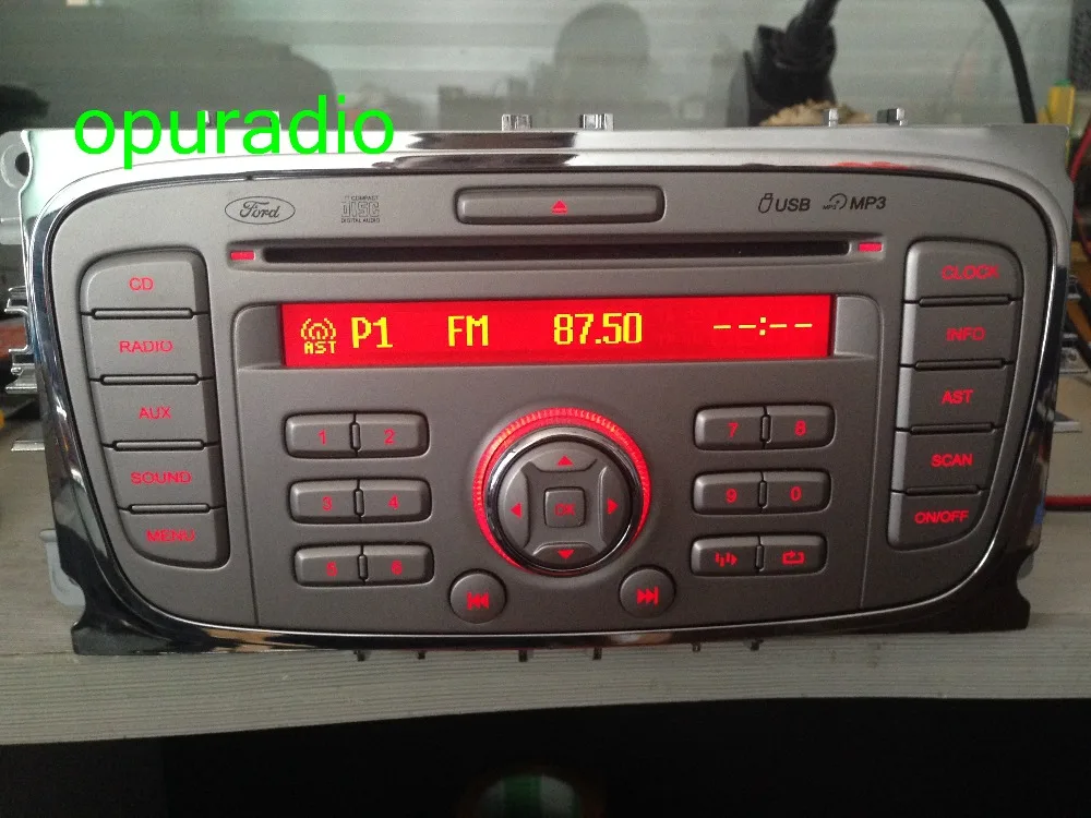 Один CD-диск радио CD1053 9M5T-18C939-JK с MP3 USB для автомобиля ford cd-плеера