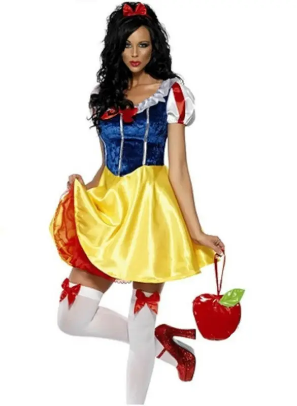 Сексуальная необычная Золушка Белоснежка костюм Взрослый сказочная принцесса костюмы для женщин Хэллоуин косплей фантазии платье