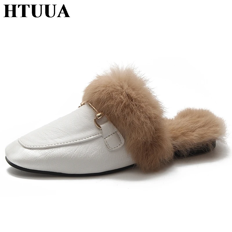 name brand fluffy slippers