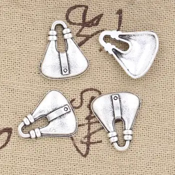 

12pcs Charms Handbag 18x15mm Antique Tibetan Silver Color Pendant Findings Accessories DIY Vintage Choker Handmade Jewelry