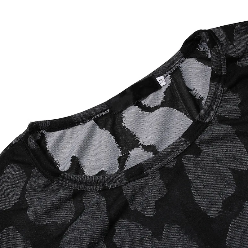 Новинка Лидер продаж Для мужчин Slim Fit футболки с круглым вырезом одежда длинным