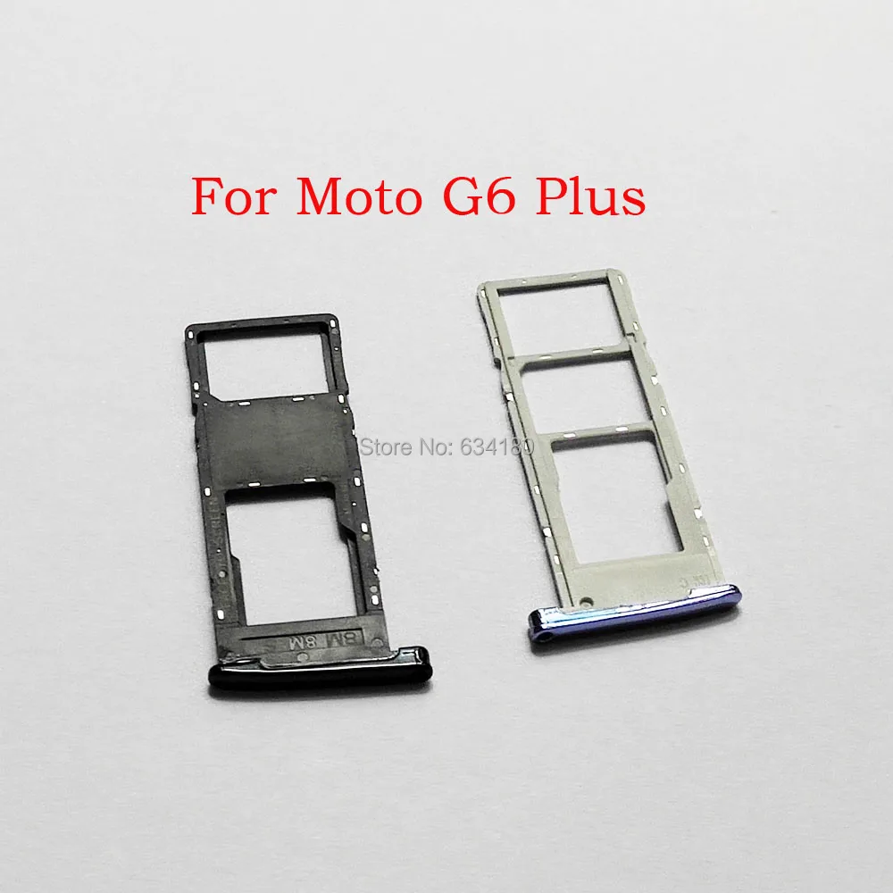 10pcs/lot New SIM Card Slot Holder For Motorola Moto G6 Plus Micro SD