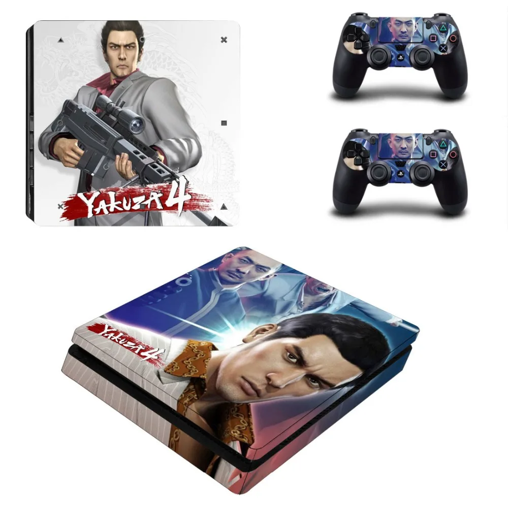 Game Yakuza Kiwami 2 Ps4 Slim Skin Sticker For Sony Playstation 4 Console  And 2 Controllers Ps4 Slim Skins Sticker Decal Vinyl - Stickers - AliExpress