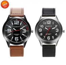 Цена оптовой продажи кварцевые наручные часы Для мужчин S Ретро Дизайн циферблат Военная Униформа армии Часы кожа Спортивные часы для Для
