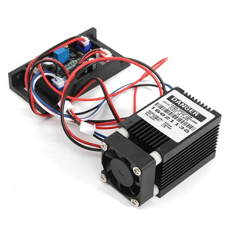 

1000mW~1200mW 450nm 12V Laser Module TTL Outer Driver CNC Cutter Engraving Wood Router Engraver Machine Accessories.