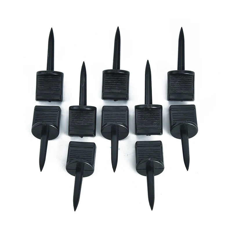 10PCS Professional Black Plastic Outdoor Archery Target Nail Pin