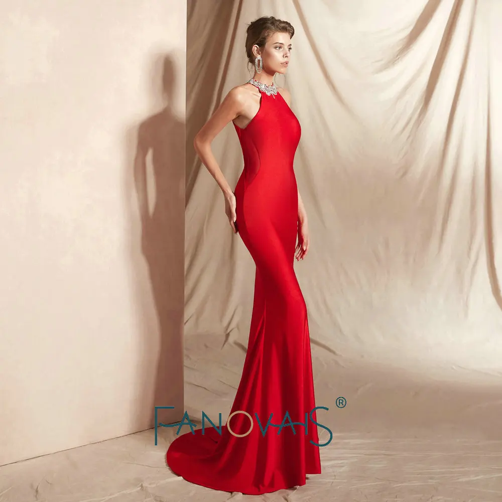 &quotКрасные вечерние платья длинные элегантные выпускного вечера 2019 Vestidos De Fiesta Largo