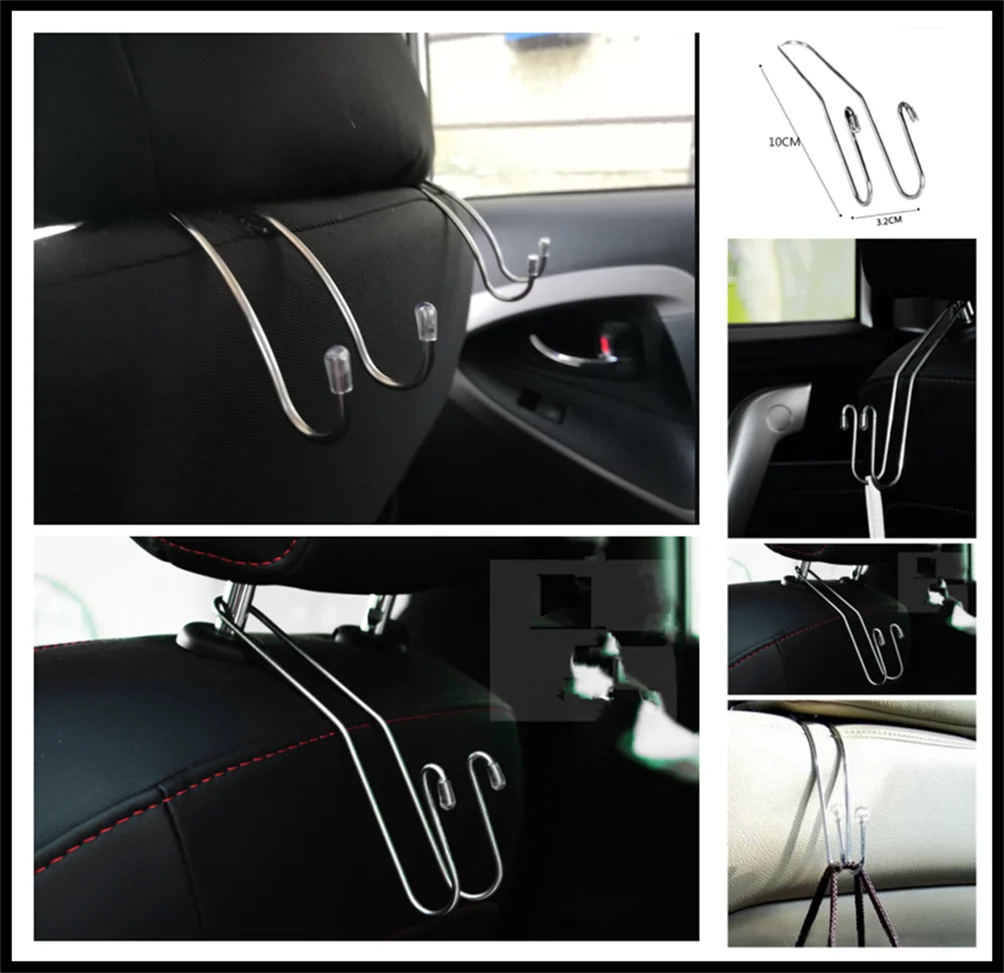 

Auto parts seat back storage hook stainless steel Car accessories for Renault Alaskan Trezor Talisman Kwid Espace Kangoo