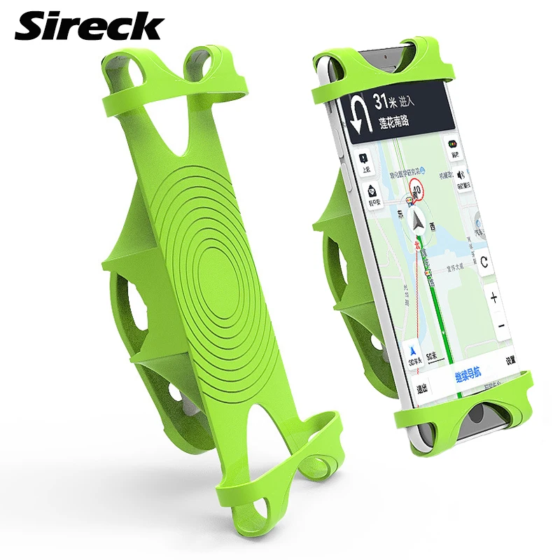 Clearance Sireck Bike Phone Holder  3.5"-7" Adjustable Smart Mobile Cell Phone Holder Cycling Front Handlebar Bag Bike Phone Stand Case 4
