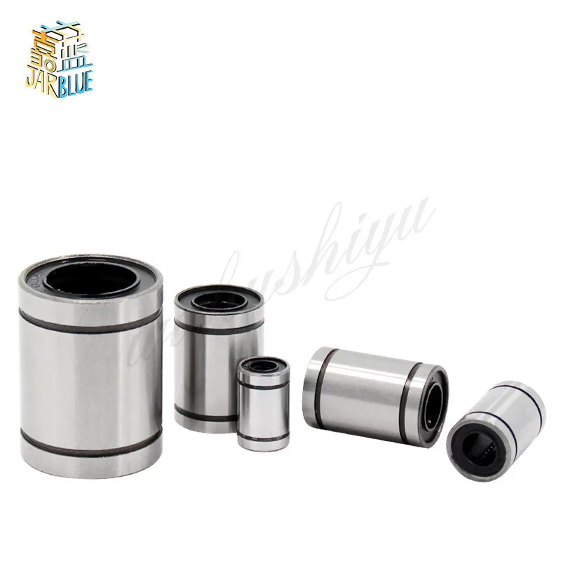 1 шт. LM6UU LM8UU LM10UU LM12UU LM20UU линейные шарикоподшипники 6 мм 8 10 12 20 часть Втулка сталь