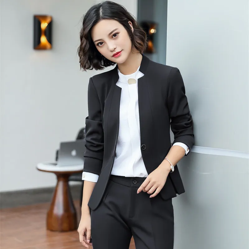 IZICFLY Formal Business Summer Clothes For Women Suits office Sets with Skirt Ensemble Femme 2 Pieces Pantalon Elegant Plus Size