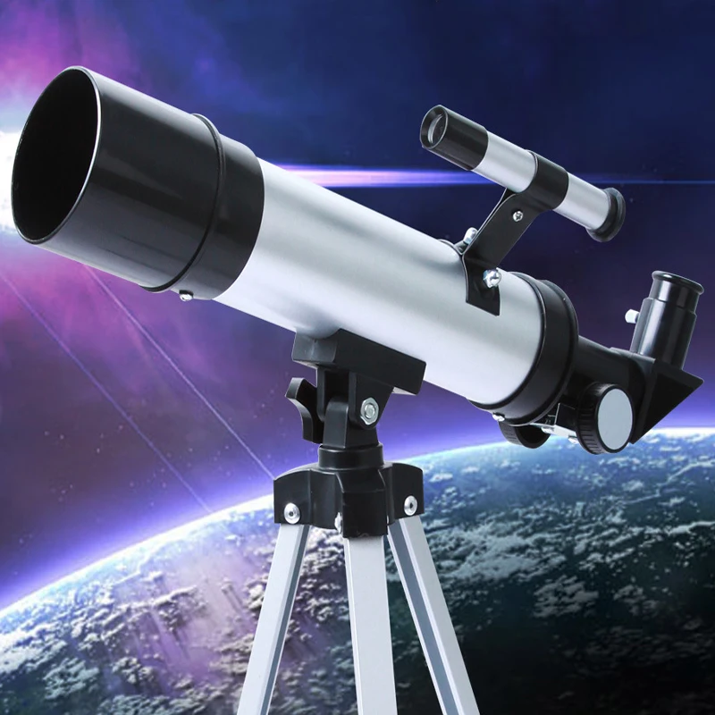 Рефракция 360X50 астрономический телескоп с портативным штативом большим