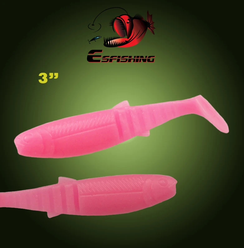

KESFISHING Soft Lures For Fishing Lure Soft Lure Shad Cannibal 10pcs 7.5cm 4g Swimbait Artificial Lures for Carp Fishing