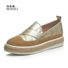 Топ-продукт женская обувь ручной работы из натуральной кожи Для женщин удобная повседневная обувь на плоской подошве