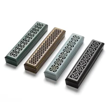 Ароматическая горелка, керамическая палочка Joss, коробка для благовоний, домашний ароматизатор, буддистское агаровое дерево, сандаловое дерево, тибетский ладан, курильница