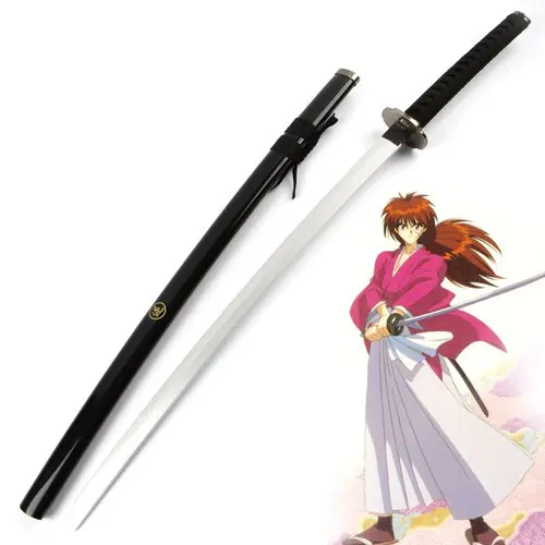 

Rurouni Kenshin Cosplay Himura Kenshin Wooden Sword Cosplay Weapon Props For Party Halloween Christmas